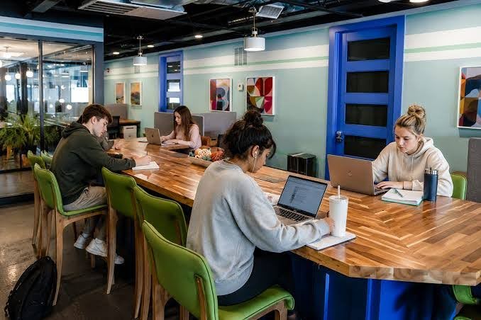 Upgrade from the tiny cafe table to an ergonomic, professional workspace at Catalyst Coworking.. Source: Catalyst Coworking