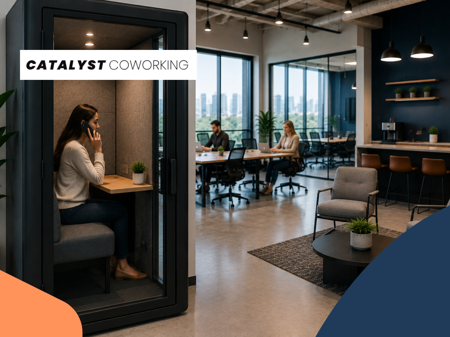 Soundproof Phone Booths in Tulsa Coworking: Why Callers Ask First