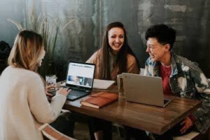 Coworking spaces provide the community of a student union with the focus of a private library.. 